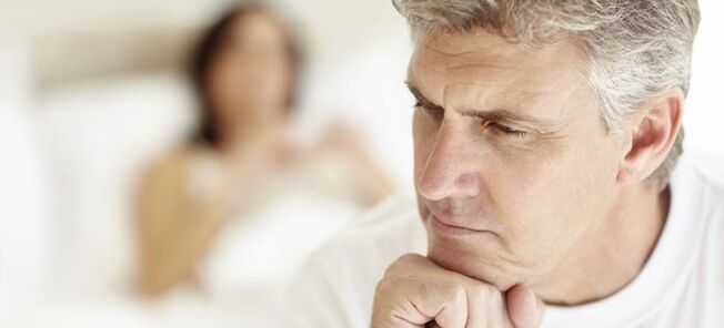 The man thought about the reasons for the decrease in potency